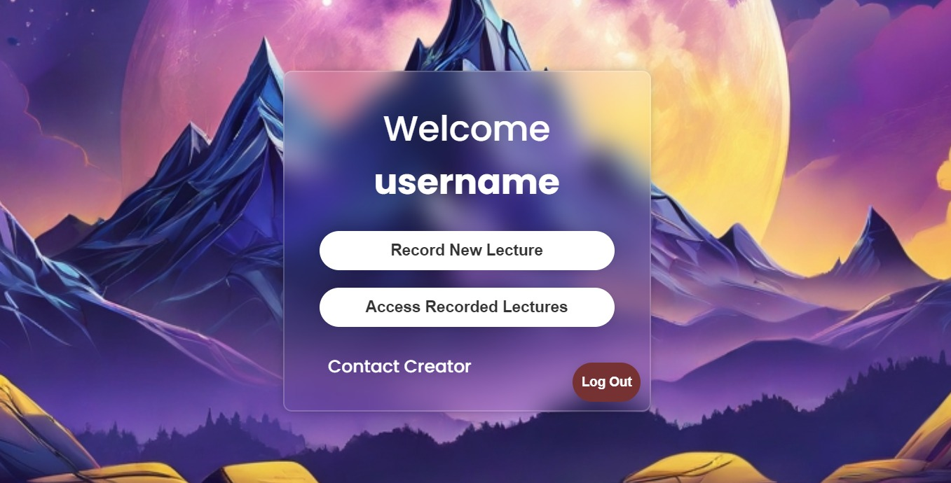 Lecture Recorder — notas y transcripciones