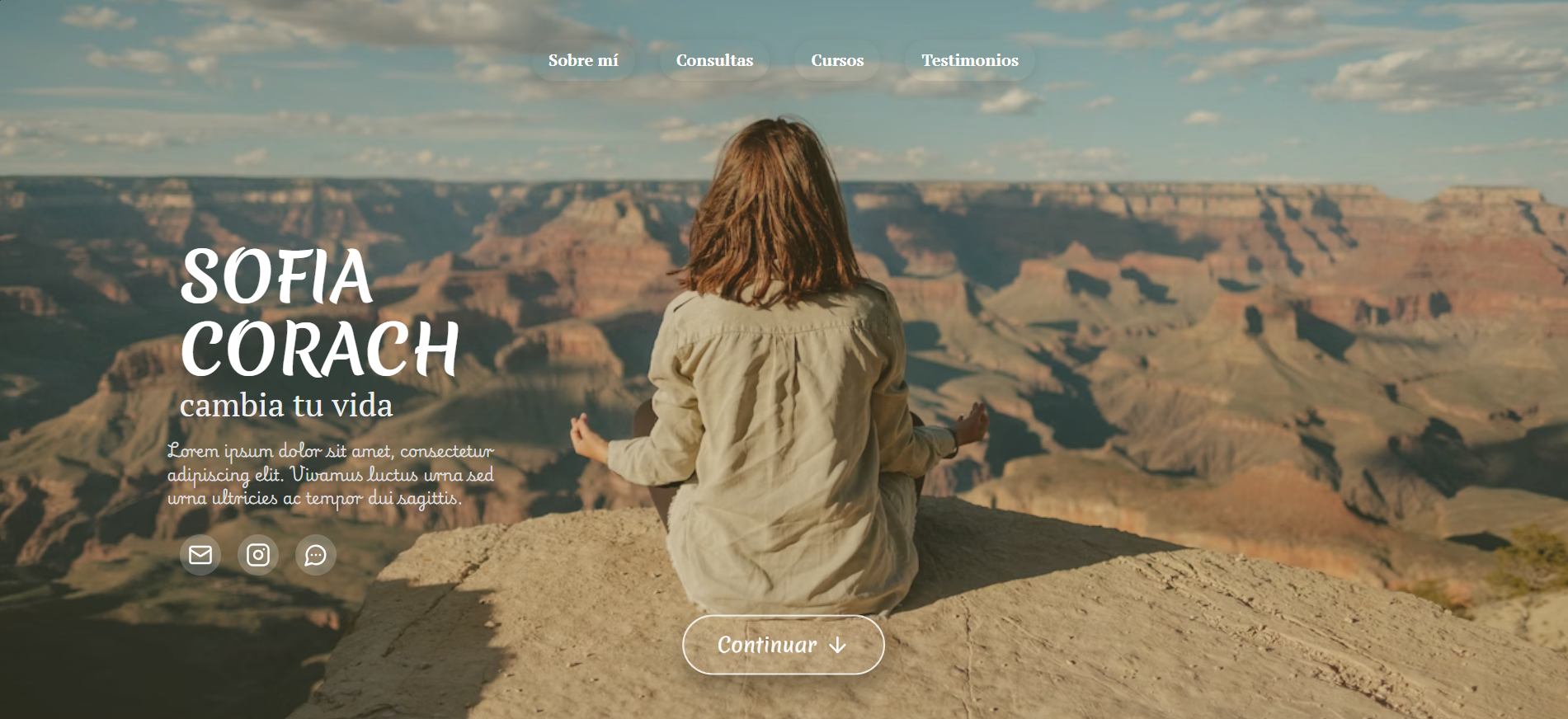 Sitio para Influencer